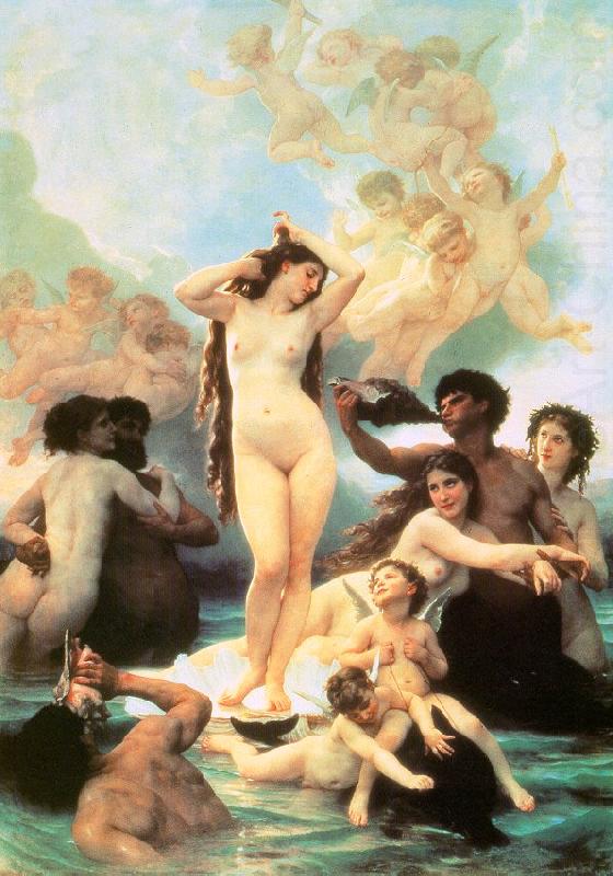 Adolphe William Bouguereau The Birth of Venus china oil painting image